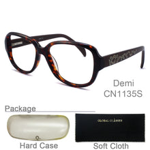 Load image into Gallery viewer, Eyeglasses Optical Prescription Glasses Vintage Butterfly Full Frame Spectacle Eyewear Lady Purple Demi Black CN1135S