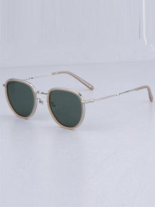 Eyeglow Pure Titanium Designer Round Sunglasses Black Men  Classical Eyeglasses Women Handmade Vintage Eyewear with Case
