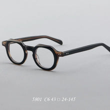 Load image into Gallery viewer, F·DRACON  2024 Plate Glasses Frame Retro Round Men&#39;s Glasses Frame High Quality Optical Prescription Women&#39;s Glasses Frame 5801