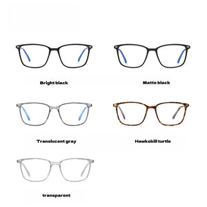 F·DRACON TR90 Eyeglass Frame Square Ultra Light Men's Reading Glasses Anti Blue Light Optical Prescription Glasses Men's 6912