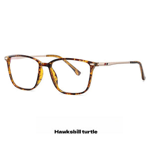 F·DRACON TR90 Eyeglass Frame Square Ultra Light Men's Reading Glasses Anti Blue Light Optical Prescription Glasses Men's 6912