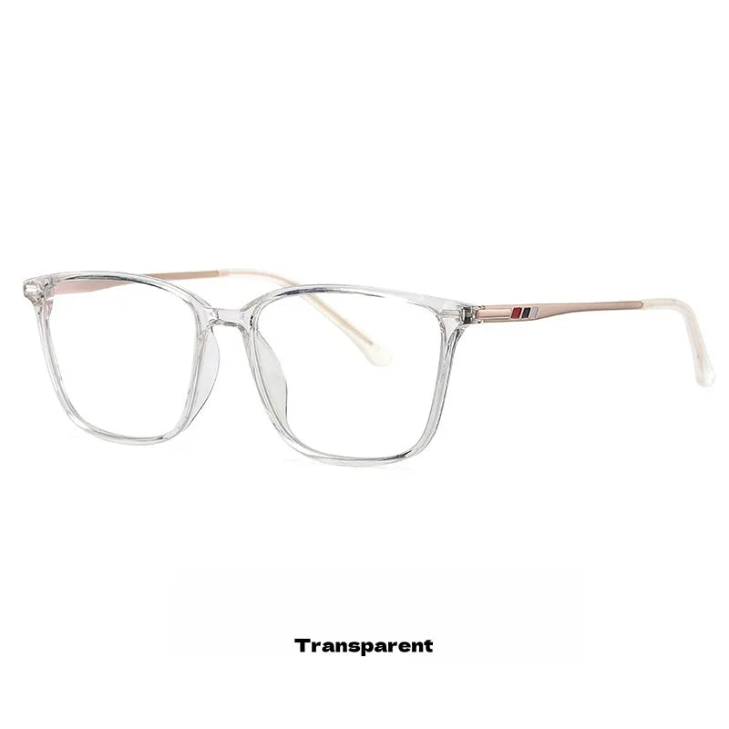 F·DRACON TR90 Eyeglass Frame Square Ultra Light Men's Reading Glasses Anti Blue Light Optical Prescription Glasses Men's 6912