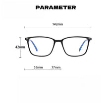 Load image into Gallery viewer, F·DRACON TR90 Eyeglass Frame Square Ultra Light Men&#39;s Reading Glasses Anti Blue Light Optical Prescription Glasses Men&#39;s 6912