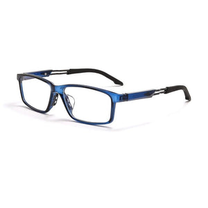 FIRADA  Fashion Eyewear Retro Square TR Basketball Sports Eyeglasses Myopia Optical Prescription Glasses Frame For Men 6201G
