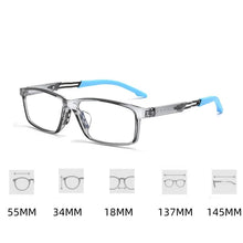 Load image into Gallery viewer, FIRADA  Fashion Eyewear Retro Square TR Basketball Sports Eyeglasses Myopia Optical Prescription Glasses Frame For Men 6201G