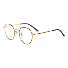 Load image into Gallery viewer, FIRADA  Comfortable Eyeglasses Vintage Luxury Round Titanium Eyewear Optical Prescription Glasses Frame Men Women JANE-MC