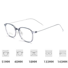 Load image into Gallery viewer, FIRADA   Transparent Eyewear Men&#39;s Retro   Titanium Eyeglasses Optical Prescription Glasses Frame For Women 5827N