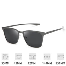 Load image into Gallery viewer, FIRADA  Luxury  Eyeglasses Men&#39;s Retro Square Aluminum Magnesium Polarized Sunglasses UV Goggles For Men Women HH63706
