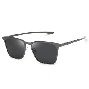 FIRADA  Luxury  Eyeglasses Men's Retro Square Aluminum Magnesium Polarized Sunglasses UV Goggles For Men Women HH63706