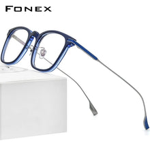 Load image into Gallery viewer, FONEX Acetate Titanium Eyeglasses Frame Men Retro Square Prescription Glasses Women  Vintage Myopia Optical Eyewear F85706