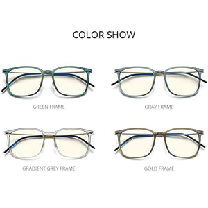 FONEX Computer Glasses Women 2020 Anti Blue Light Blocking Eyeglasses Men Screwless Eyewear FAB010  (Nylon Frame B Titanium Arm)
