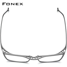 Load image into Gallery viewer, Pure Titanium Glasses Frame Men Full Rim Retro Vintage Square Prescription Eyeglasses Myopia Optical Frames Eyewear F85722