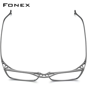 Pure Titanium Glasses Frame Men Full Rim Retro Vintage Square Prescription Eyeglasses Myopia Optical Frames Eyewear F85722