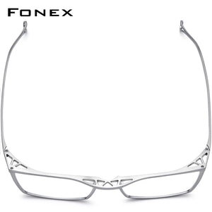 Pure Titanium Glasses Frame Men Full Rim Retro Vintage Square Prescription Eyeglasses Myopia Optical Frames Eyewear F85722