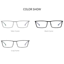 Load image into Gallery viewer, Pure Titanium Glasses Frame Men Full Rim Retro Vintage Square Prescription Eyeglasses Myopia Optical Frames Eyewear F85722