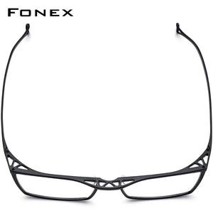 Pure Titanium Glasses Frame Men Full Rim Retro Vintage Square Prescription Eyeglasses Myopia Optical Frames Eyewear F85722