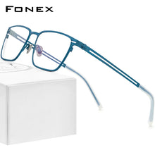 Load image into Gallery viewer, FONEX Pure Titanium Glasses Frame Men Square Eyewear   Male Classic Full Optical Prescription Eyeglasses Frames F85779
