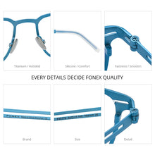 Load image into Gallery viewer, FONEX Pure Titanium Glasses Frame Men Square Eyewear   Male Classic Full Optical Prescription Eyeglasses Frames F85779
