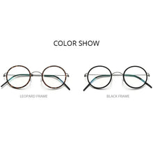 Load image into Gallery viewer, FONEX Titanium Alloy Glasses Frame Men Round Myopia Optical Women Prescription Eyeglasses  Korean Screwless Eyewear 98636