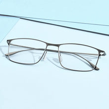 Carica l&#39;immagine nel visualizzatore di Gallery, FONEX Titanium Alloy Glasses Frame Men Square Myopia Prescription Eyeglasses Frames 2020  Full Optical Korean Eyewear 8105