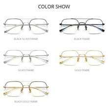 Load image into Gallery viewer, FONEX Titanium Glasses Frame Men    Semi Rimless Oversize Square Prescription Eyeglasses Half Optical Frame Eyewear F85699