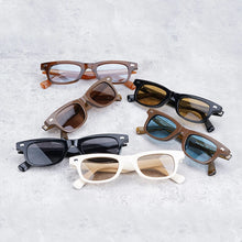 Carica l&#39;immagine nel visualizzatore di Gallery, Fahion Sunglasses for Men and Women   Brand Victimy Series Hand-made Square Tortoise Acetate Solar Glasses Gafas De Sol