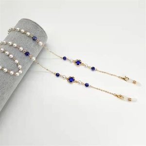 Adjustable Pearl Anti Slip Colorful Beads Sunglasses Lanyards Glasses Chain Necklace Strap
