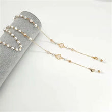 Carica l&#39;immagine nel visualizzatore di Gallery, Adjustable Pearl Anti Slip Colorful Beads Sunglasses Lanyards Glasses Chain Necklace Strap