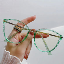 Carica l&#39;immagine nel visualizzatore di Gallery, Anti Blue Light Glasses Frames Women Computer Eyewear Popular Cat Eye Glasses Eyeglasses Lady Clear Optical Frame Goggle