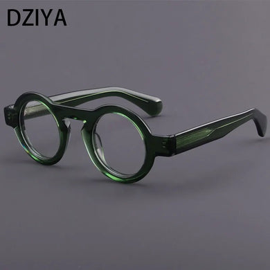 Retro Round Frame Gradient Color Large Frame Plate Material High-End Men Women Glasses 60193