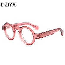 Carica l&#39;immagine nel visualizzatore di Gallery, Retro Round Frame Gradient Color Large Frame Plate Material High-End Men Women Glasses 60193