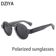 Carica l&#39;immagine nel visualizzatore di Gallery, Retro Round Frame Gradient Color Large Frame Plate Material High-End Men Women Glasses 60193