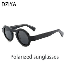 Carica l&#39;immagine nel visualizzatore di Gallery, Retro Round Frame Gradient Color Large Frame Plate Material High-End Men Women Glasses 60193