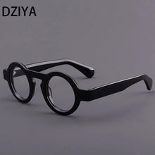 Carica l&#39;immagine nel visualizzatore di Gallery, Retro Round Frame Gradient Color Large Frame Plate Material High-End Men Women Glasses 60193