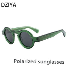 Carica l&#39;immagine nel visualizzatore di Gallery, Retro Round Frame Gradient Color Large Frame Plate Material High-End Men Women Glasses 60193