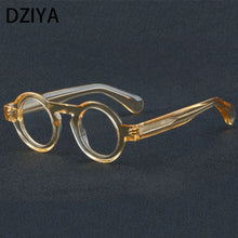 Carica l&#39;immagine nel visualizzatore di Gallery, Retro Round Frame Gradient Color Large Frame Plate Material High-End Men Women Glasses 60193