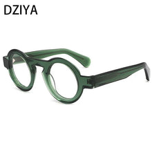 Carica l&#39;immagine nel visualizzatore di Gallery, Retro Round Frame Gradient Color Large Frame Plate Material High-End Men Women Glasses 60193