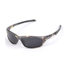 Carica l&#39;immagine nel visualizzatore di Gallery, Camo Polarized Sunglasses Men Women Stress-Resistant Lenses Wind Sand Proof Dark Sun Glasses Male Fishing Cycling UV400