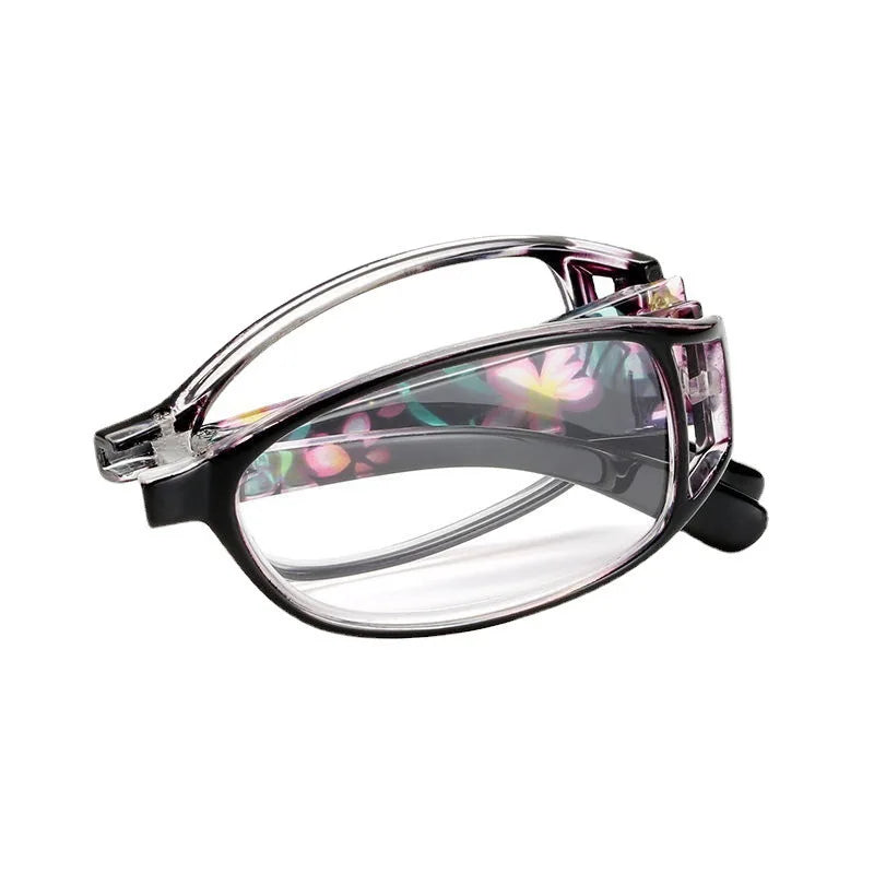 Design Blue Light Proof Reading Glasses Men Women Folding Small Glasses Frame PC Black Eyewear Diopter +1.0 to +4.0