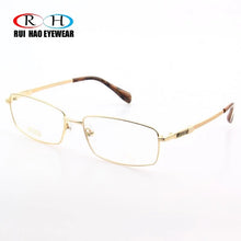 Load image into Gallery viewer, Fashion Eyeglasses Frame Titanium Alloy Glasses Frame Unisex Optical Eyeglasses Men Super Light Memory Full Spectacle Frames