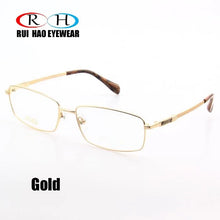 Load image into Gallery viewer, Fashion Eyeglasses Frame Titanium Alloy Glasses Frame Unisex Optical Eyeglasses Men Super Light Memory Full Spectacle Frames