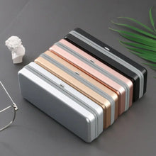 Load image into Gallery viewer, Hard Aluminum Spectacles Glasses Case Glasses Box Eyeglasses Box Eyewear Storage