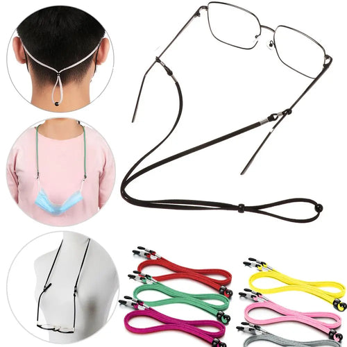 High Elasticity Non-slip Women Men Children Face Mask Lanyards Neck Straps Reading Glasses Chain Anti-lost