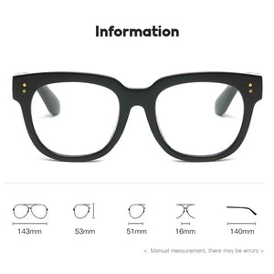 Leopard Print Eyewear Anti-UV Blue Rays Glasses Square Frame Computer Goggles Transparent Eyeglasses Vision Care