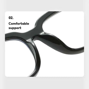 Leopard Print Eyewear Anti-UV Blue Rays Glasses Square Frame Computer Goggles Transparent Eyeglasses Vision Care