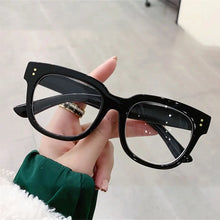Carica l&#39;immagine nel visualizzatore di Gallery, Leopard Print Eyewear Anti-UV Blue Rays Glasses Square Frame Computer Goggles Transparent Eyeglasses Vision Care