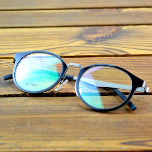 Lightweight Round TR90 Frame Alloy Non-slip Temple Screwless Hinge Optical Frame Spectacle