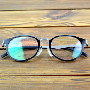 Lightweight Round TR90 Frame Alloy Non-slip Temple Screwless Hinge Optical Frame Spectacle