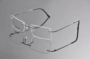 Fashion Man Women Rimless Titanium Glasses Frames Clear Lens Optical Glasses Frame titanio gafas sin montura marco DD1353