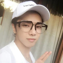 Load image into Gallery viewer, Fashion Men Women Polygonal Irregular Glasses Transparent no degree clear lens Sunglasses armacao de oculos de grau para mulher